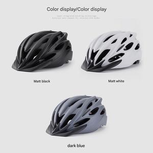 <span class=keywords><strong>Casco</strong></span> de Seguridad para Bicicleta para Niños, Mujeres y Hombres, Ajustable, con Visera <span class=keywords><strong>Desmontable</strong></span>, Ligero, con Luz - Product Image 4