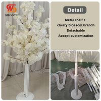 Arbres décoratifs en métal de 90 cm, petits arbres de cerisier pour allée, toile de fond et centre de table pour mariage