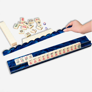 Tableros de Mahjong con Diseño de Vetas de Madera y Perlas Iridiscentes – 24 Opciones de Color para Jugadores Estadounidenses - Product Image 5