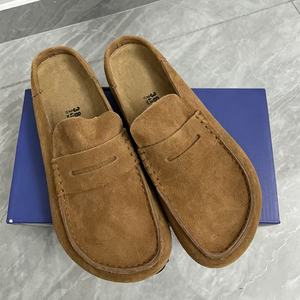 <span class=keywords><strong>Sandalias</strong></span> Hana de Alta Calidad, Estilo <span class=keywords><strong>Birkenstock</strong></span>, de Piel Vacuna Genuina, Tipo Mules Planos para Exteriores, para Hombre y Mujer - Product Image 1