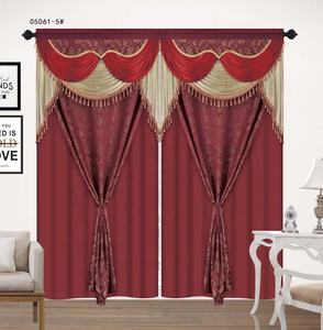 Rideaux de luxe en jacquard 100% polyester à occultation élevée, sur mesure, pour salon - Product Image 5