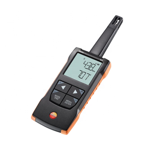 เครื่องวัดอุณหภูมิและความชื้น Testo 625 ของแท้รุ่นใหม่ ขายดี พร้อมเครื่องวัดความเร็วลมแบบ HOT WIRE ANEMOMETER สำหรับห้องปฏิบัติการ - Product Image 1