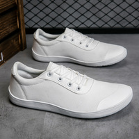 Chaussures de sport décontractées pour hommes, à bout rond, en maille, légères, à lacets, toutes saisons, pieds nus, fabriquées sur mesure