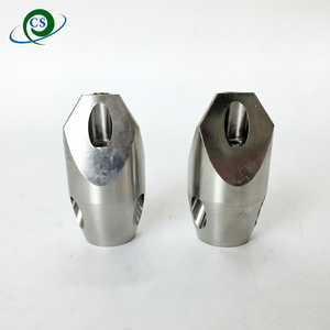 Buse de débroussaillage en acier inoxydable 1/2 pouce 40L haute pression, type Quatroset, pointe biseautée, buse de jet diamantée - Product Image 1