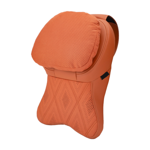 <span class=keywords><strong>Coussin</strong></span> de soutien ergonomique universel pour voiture, style aviation, double couche de mousse à mémoire de forme, en cuir suédé de luxe, pour appuie-tête - Product Image 5