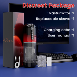 Replaceable Inner Sleeve Penis Pocket Mens Stroker Adult <strong>Sex</strong> Toys Sucking Thrusting Rotating Electric Male Masturbator Machines - Product Image 6