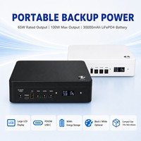 Catu Daya Cadangan Mini UPS 65W untuk Router WiFi CCTV ONU Baterai LiFePO4 30000mAh