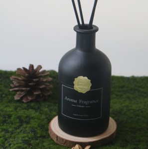 Set diffusore di Reed in vetro da 200ml diffusore di fragranze aromatiche Decorative per la casa deodorante per ambienti con bastoncini - Product Image 4