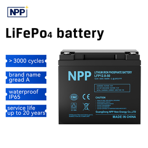 מערכת סוללות ליתיום-ברזל-פוספט (LiFePO4) לאחסון אנרגיה ביתי, ניתנת לערום, עמידה במים, 12V/24V, 100Ah-500Ah, סוללה סולארית עם צג LCD - Product Image 3