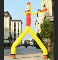 Danseur de ciel gonflable personnalisé avec deux jambes gonflable deux jambes danseur d'air tube de danse gonflable homme pour la publicité