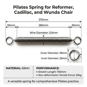 Resorte de Acero de Alta Resistencia para Pilates, Resorte para Máquina Reformer, Antioxidante, Duradero, para Entrenamiento Físico - Product Image 3