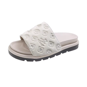 Chaussons unisexes de luxe en PVC gaufré, légers, imperméables et de haute qualité pour femmes - Product Image 1