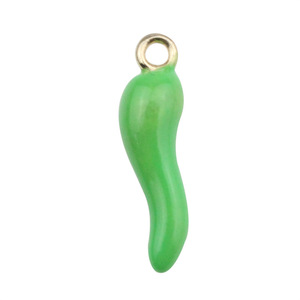 จี้สีพริกไทยน้ำมันหยดจี้ทรงพริกสำหรับทำสร้อยข้อมือแบบทำมือ - Product Image 5