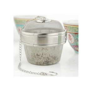 Infuseur à thé vert en acier inoxydable <span class=keywords><strong>de</strong></span> 3,5 pouces pour le bain, boule à épices, infuseur à herbes - Product Image 4
