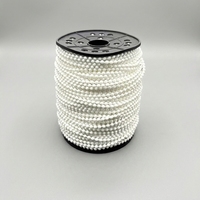 Accessoires pour stores enrouleurs : Support de commande, tête de tirage en plastique, billes de tirage circulaires 4,5*6mm, blanches, contemporaines et denses