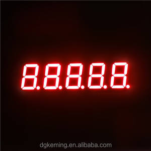 Pantalla de 7 Segmentos de Alto Rendimiento Houkem-5651-BSR de 0.56 Pulgadas y 5 Dígitos - Product Image 6