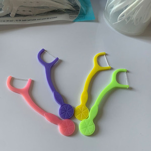 Children's Floss Biodegradable Floss Cartoon Image Deep Cleaning Teeth Oral Care Floss Stick Toothpick - Product Image 3