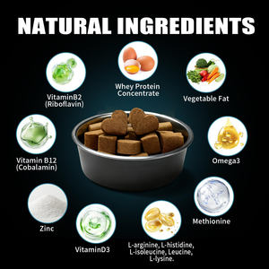 שריר הכלב להשיג כוח לועס-כלבים נוסחה משקל גיינר נוסחה גבוהה חלבון מינרלים פרימיום טבעי תוספת לחיות מחמד - Product Image 3