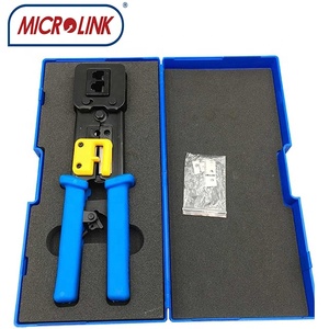Pince à sertir réseau multifonctionnelle Easy Pass-Through <span class=keywords><strong>RJ45</strong></span>, outil professionnel <span class=keywords><strong>compatible</strong></span> CAT6/CAT5, certification CE - Product Image 5