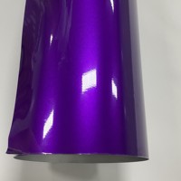 Film de protection de voiture en vinyle Aurora violet brillant super brillant, film de protection de voiture en vinyle personnalisé, autocollants en vinyle PET, décalcomanie automobile, sans bulles d'air