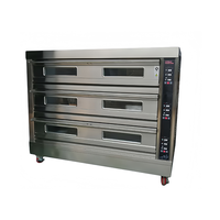Vente en gros Chine four de cuisson électrique à gaz en macadam pour pain et boulangerie avec vapeur