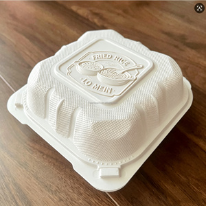 Contenedor <span class=keywords><strong>de</strong></span> Plástico MFPP para Almuerzo, Tipo Concha, 6x6 Pulgadas, con Logotipo Personalizado, para Huevos Rancheros, Desayuno, <span class=keywords><strong>Tacos</strong></span>, Venta al Por Mayor - Product Image 3