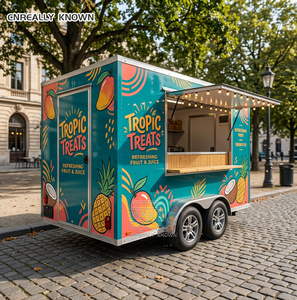Camion de restauration mobile de qualité commerciale pour shawarma et kebab premium, homologué DOT VIN CE - Product Image 1