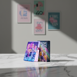 Manufacturer 55pcs/Box Demon Hunter Lomo Postcards Kpop Cartoon Movie Merch Durable Digital Printing Paper Promotional Gift Card