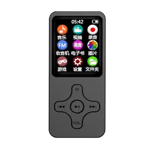 MP3 Player MP4 Music Player com 64G Cartão de Memória Estudante Sports Recorder Walkman Inglês Jogador E-Book Reader