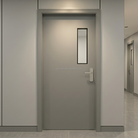 Porte intérieure en MDF insonorisée et ignifugée au design moderne de luxe STC 45 Acoustique pour hôtels, appartements, bureaux, écoles, hôpitaux, villas