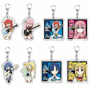 New Product <b>Anime</b> BOCCHI the ROCK Cartoon Light UV Printed Pendant Acrylic <b>Keychain</b> - Product Image 6