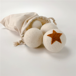 Boules et disques de lavage réutilisables en laine de Nouvelle-Zélande, écologiques, très demandés, pour sèche-linge - Product Image 4