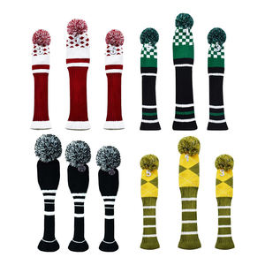 Nouvelle conception de housse de tête de driver de golf tricotée, accessoires de golf de haute qualité, housses de tête de golf en tricot - Product Image 1
