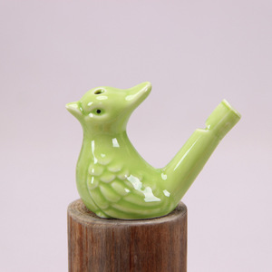 นกหวีดน้ำนกสไตล์วินเทจของเล่นสำหรับเด็กขายส่งขายส่งรูปนกขลุ่ยดินเผา - Product Image 6