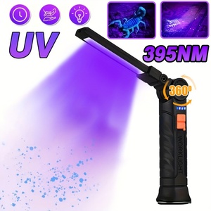 Linterna LED Recargable con Lámpara de Curado <span class=keywords><strong>Ultravioleta</strong></span>, <span class=keywords><strong>Luz</strong></span> de Trabajo Portátil con Imán en la Base, Modelo 395Nm - Product Image 6