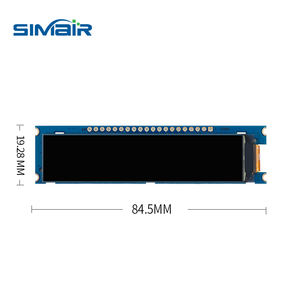 وحدة عرض OLED بيضاء، 20×2 حرف، واجهة SPI/I2C، طراز WEA002002AWAP3N00000 - Product Image 3