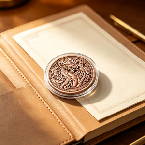 Barra de Cobre Artístico de Alta Calidad 99.9% con Grabado de 1 OZ, Lingote de Cobre en Oferta para Inversión y Colección - Product Image 4
