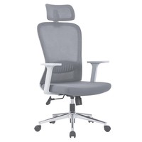 Chaise de bureau ergonomique en maille avec appui-tête, soutien lombaire réglable, dossier haut, pivotante, chaise de travail exécutive OEM/ODM