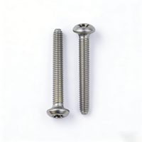 Vis ovale Torx M8 zinguée, boulon métrique DIN 7500QE, classe 4.8 et 6.8