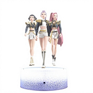 Nuevo Producto de Alta Calidad K-pop Demon Hunters Anime: Letrero Humanoide de Pie para Escritorio con Luz Nocturna de 16 Colores y Control Remoto, Edad 12+ - Product Image 1