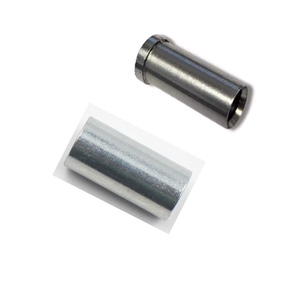 Tuyau de frein tressé en acier inoxydable avec raccords banjo mâle et <span class=keywords><strong>femelle</strong></span> en acier zingué blanc, embouts à sertir et manchons de compression - Product Image 1