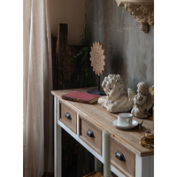Table De Couloir De Luxe Rétro Meubles De Maison D'entrée Table Console En Bois Massif
