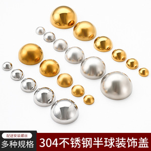 Espejo Semiesférico Xinshengfa, Acero Inoxidable 304, Dorado/Plateado, Moderno y Sencillo, Letrero Decorativo para Tienda - Product Image 2