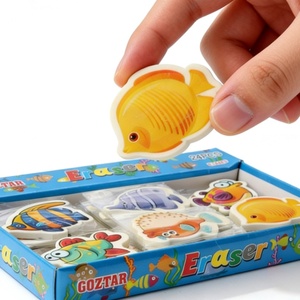 Papelería Promocional Barata, Borrador Creativo, Borrador de Lápiz con Forma de Animal Marino, Mini, Favorito de los Niños, en Oferta - Product Image 6