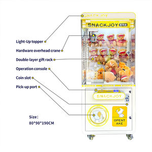 Máquina <span class=keywords><strong>de</strong></span> <span class=keywords><strong>Juegos</strong></span> Arcade con Peluche Amarillo Pequeño <span class=keywords><strong>de</strong></span> Naughty Dog para un <span class=keywords><strong>Jugador</strong></span>, Máquina <span class=keywords><strong>de</strong></span> Garras Comercial para Niños y Adultos - Product Image 5