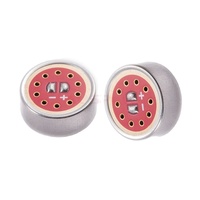 Microphone à condensateur électret (ECM) unidirectionnel 16*6.3mm avec plaques de soudure, noyau de microphone haute stabilité pour microphone de conférence
