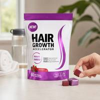Bonbons gélifiés à la canneberge pour adultes, très demandés, avec vitamines C et E pour la digestion et la croissance des cheveux, 60 unités, expédition directe