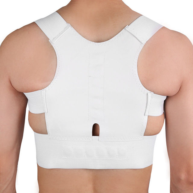 Fully Adjustable Belt Perfect Posture Brace for Cervical Lumbar Spine Back Posture Corrector Magnetic Support
