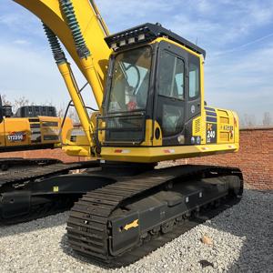 รถขุดตีนตะขาบ Komatsu PC240 มือสอง 24 ตัน เครื่องยนต์ Cummins บุ้งกี๋ 1.2 เมตร กำลัง 132 กิโลวัตต์ ชั่วโมงการทำงานต่ำ สภาพดี ปั๊ม - Product Image 6