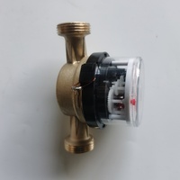 Medidor de agua de chorro único de cuerpo de latón para suministro de agua municipal Medidor de agua duradero a prueba de heladas para instalación de clima frío